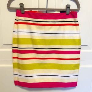 NWT Striped Spring Banana Republic Pencil Skirt, Size 4